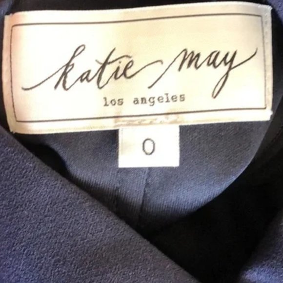 BHLDN Madison Maxi Dress Gown by Katie May Size 0 Navy - Picture 9 of 9